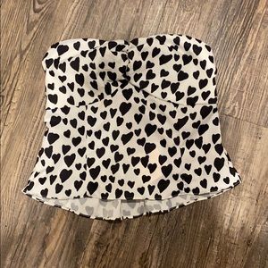 Superdown Strapless Top